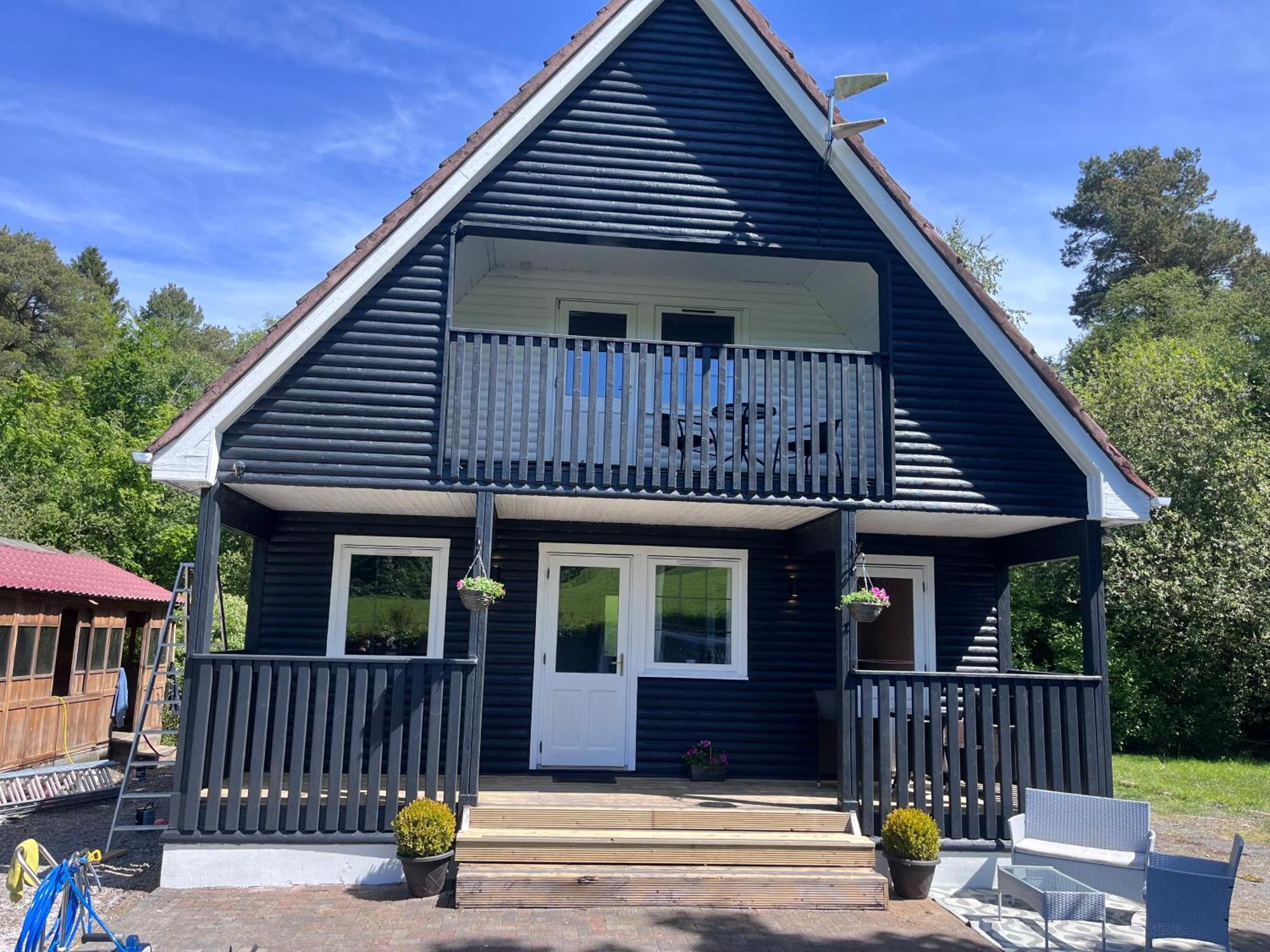Cosy Lakeside Chalet With Option To Add Private Hot Tub Duneena Buitenkant foto